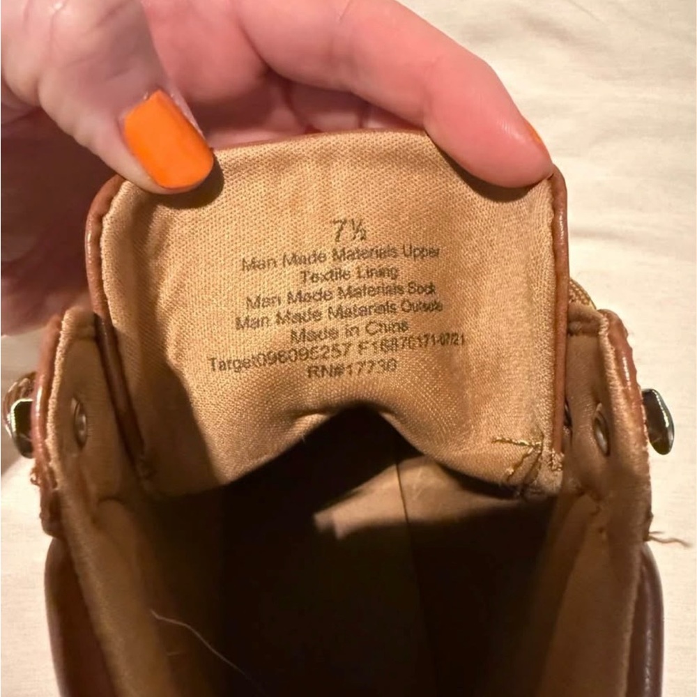 Universal Thread Tan Combat Boots - image 5